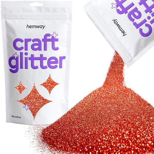 Craft Glitter Red Holographic 100g Microfine Glitter (100 grams)
