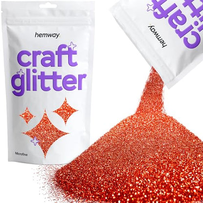 Craft Glitter Red Holographic 100g Microfine Glitter (100 grams)