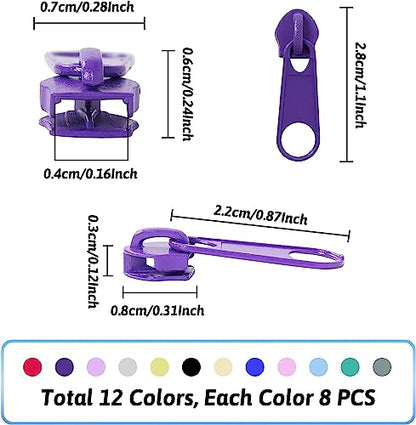 96Pcs Zipper Repair Kit (96 Count)