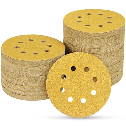 80PCS 5 Inch Sanding Discs 40 Grit Random Orbit Sander Sandpaper (80 Count)
