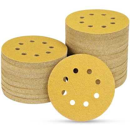 80PCS 5 Inch Sanding Discs 40 Grit Random Orbit Sander Sandpaper (80 Count)