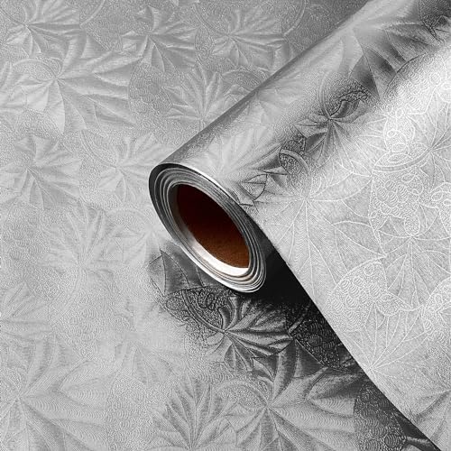 Embossed Floral Foil Wrapping Paper (59.8 Sq Ft)
