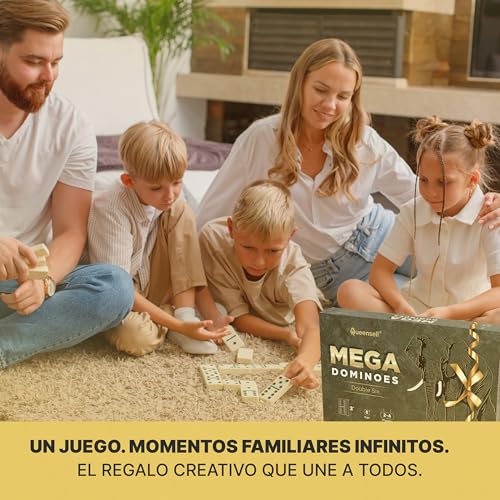 Mega Large 3" Dominoes Set for Adults and Kids
