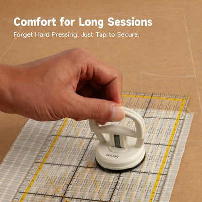 Suction Cup Quilting Ruler Handle