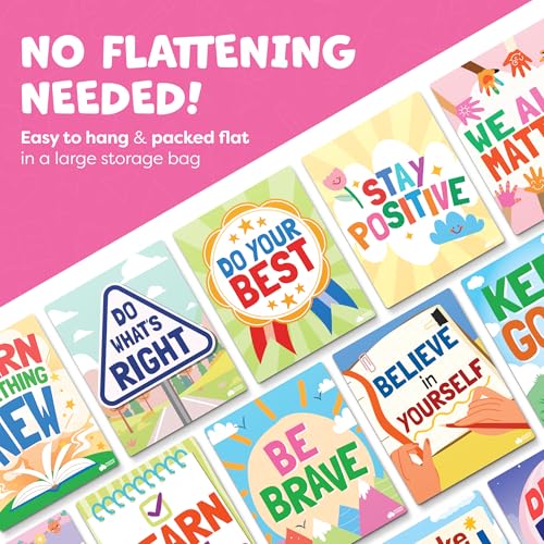 Motivational Posters for Classroom Decor (14 Count)
