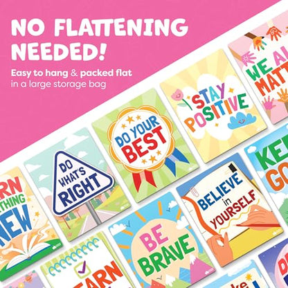 Motivational Posters for Classroom Decor (14 Count)