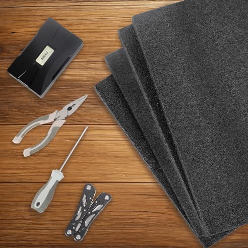 2 Pcs 12 x 16 x 1INCH Black Polyurethene Foam Sheets (432 sq inch)
