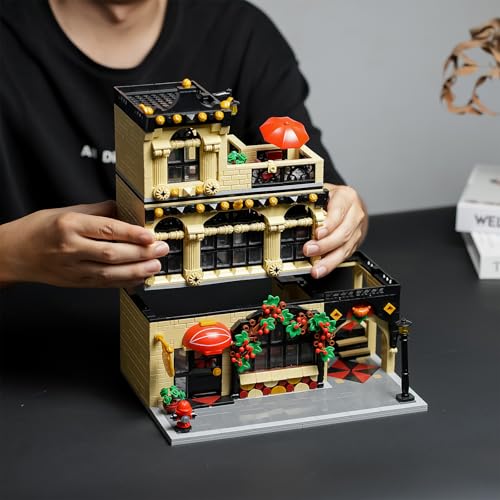 Flowers City Restaurant Assembly Square Building Set for Adutls