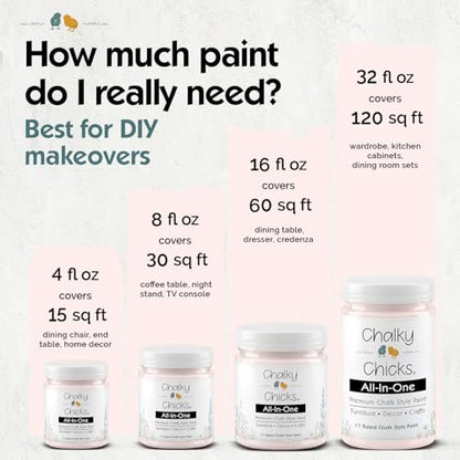 Paris 16 Fl Oz Chalk Paint for Furniture All in One