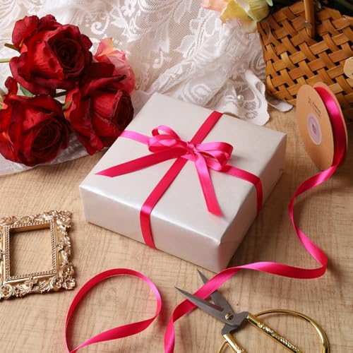 Hot Pink Satin Ribbon 3