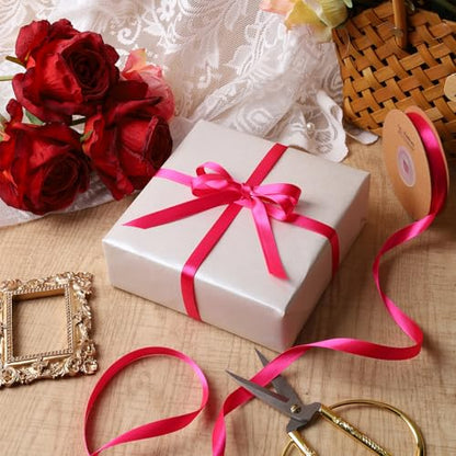 Hot Pink Satin Ribbon 3
