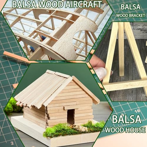 60Pcs Wood Square Dowel Rods 1 (60 Count)