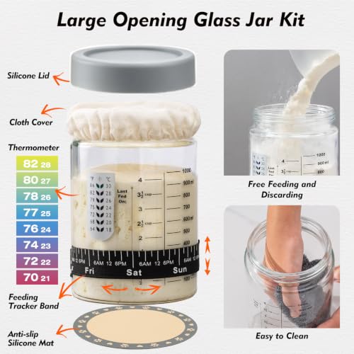 Sourdough Starter Kit (33.814 Fl Oz)
