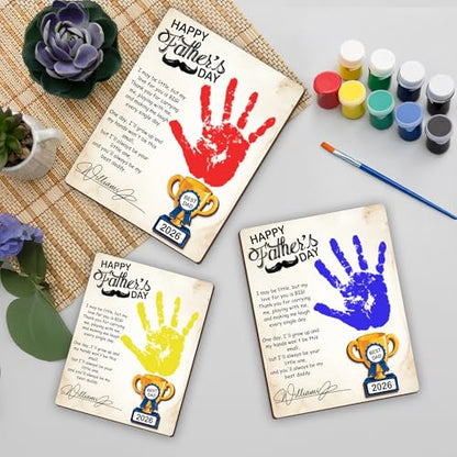 Personalized Fathers Day Handprint Gift