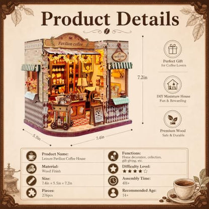 Book Nook DIY Miniature House Kit