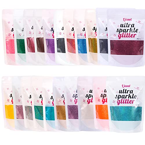 100g 3.5oz Pack Iridescent Rainbow Fine Glitter for DIY Craft