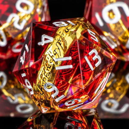 Magic Lord Rings DND Dice Set with Box