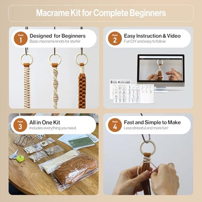 Macrame Kits for Beginners (3 Count)