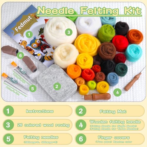 Needle Felting Wool Kit Felting Kit