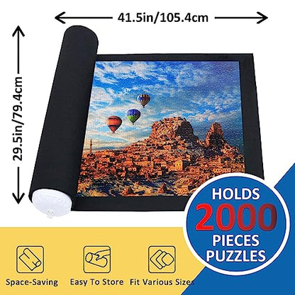 Puzzle Mat Roll Up Puzzles Board for Jigsaw Up to 2000