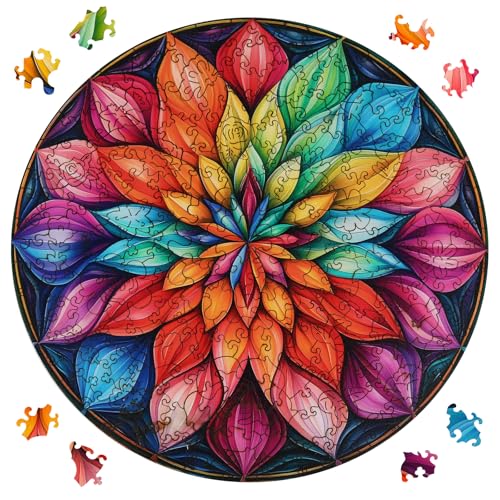 Mandala Wooden Puzzle (200 Count)
