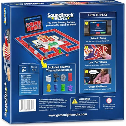 Soundtrack Trivia Movie Trivia Game for Adults