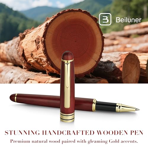 Luxury Wood Ballpoint Pen Writing Set