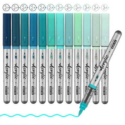 Mint Green Acrylic Paint Pens