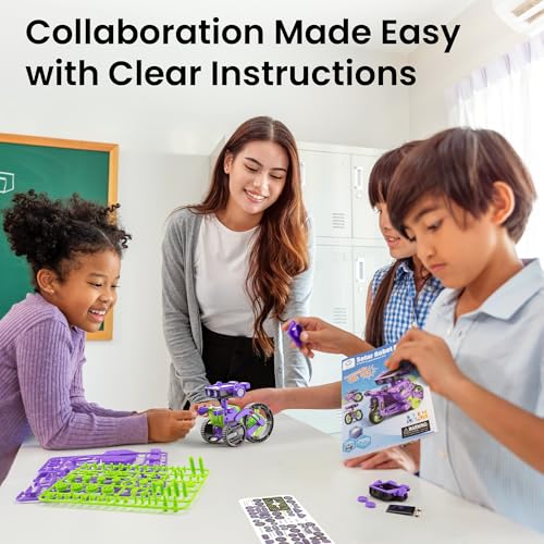 Solar Building Robot Kit Educational STEM Gift for Boys Aged 8