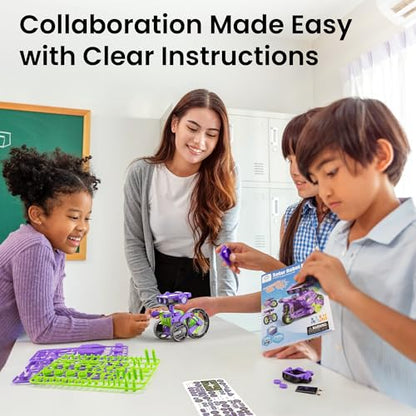 Solar Building Robot Kit Educational STEM Gift for Boys Aged 8