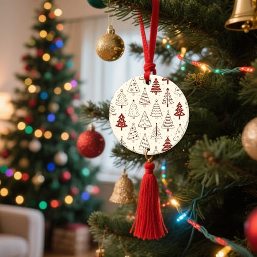 4 Pcs Christmas Elements Polymer Clay Texture Sheets Snowflakes Silicone Texture Stamp Pine Trees Clay Texture Mat Modeling Pattern Pad Sheets for Jewelry and Earrings Tools