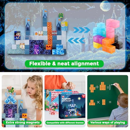 100PCS Magnetic Blocks