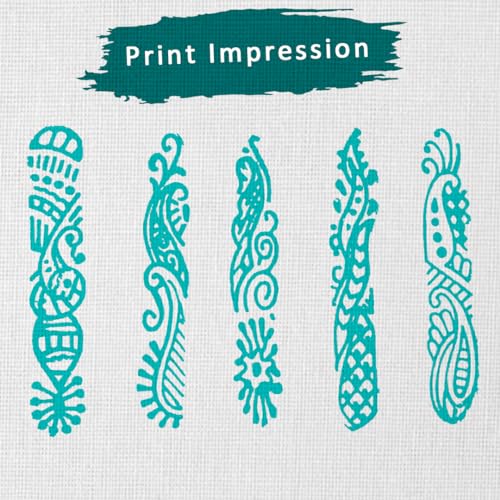 Mehndi Print Blocks (5 Count)