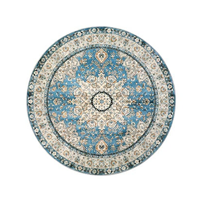Felice Oriental Floral Medallion Round Rug