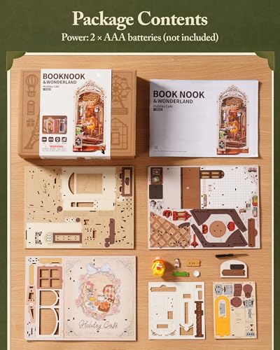 DIY Book Nook Kit Holiday Café