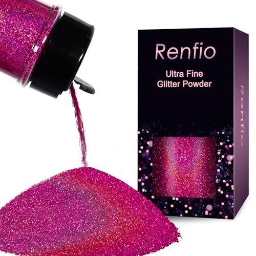 Holographic Ultra Fine Red Glitter Powder Metallic Resin Glitter