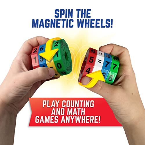 Original Math Spin Educational Travel Edition for Kids with Numbers & Arithmetic Operations