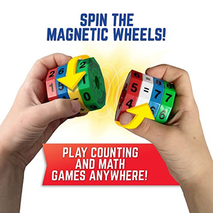 Original Math Spin Educational Travel Edition for Kids with Numbers & Arithmetic Operations