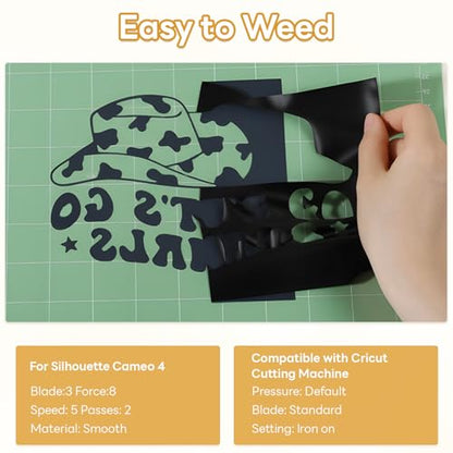 Black Heat Transfer Vinyl
