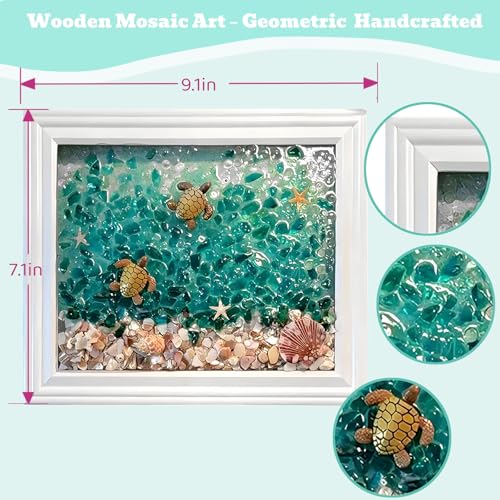 Mosaic Kit for Adults Ocean Inspired Sea Art (200 Count)