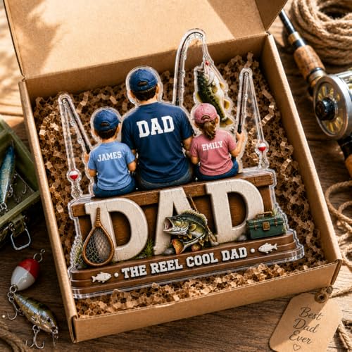 Custom The Reel Cool Dad Plaque