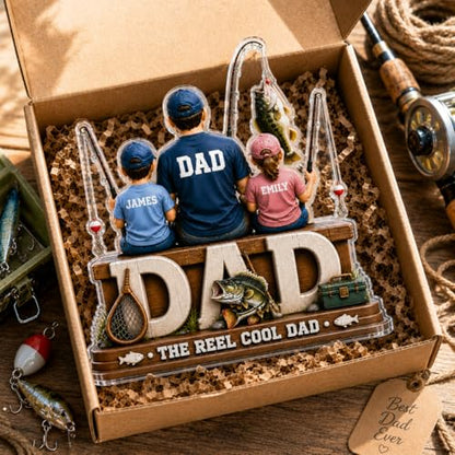 Custom The Reel Cool Dad Plaque