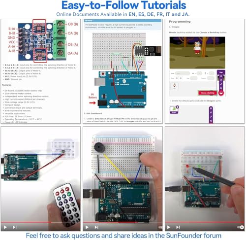 Ultimate Starter Kit Compatible with Arduino UNO IDE Scratch