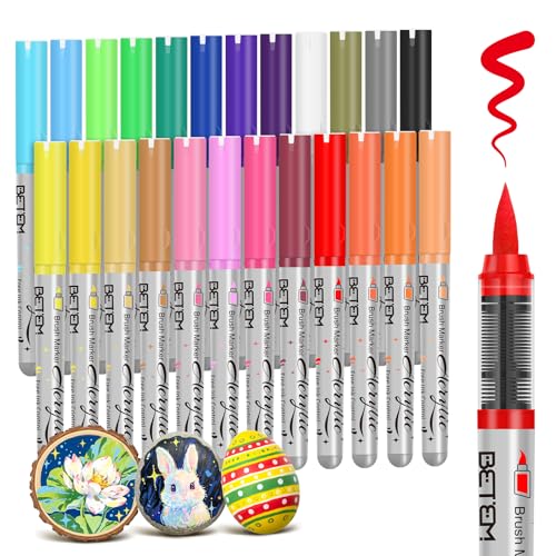 Paint Markers Acrylic Paint Pens (24 Count)