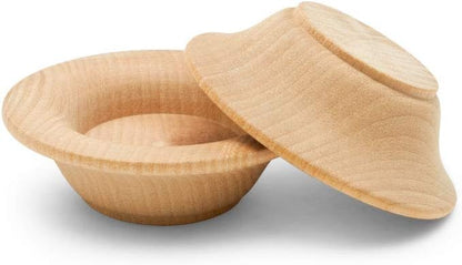Woodpeckers Wooden Craft Bowls Unfinished 2-3/4 inch Set of 50, for Crafts & Sorting, Spice/Nuts/Condiment Bowls, & Artisan Boards