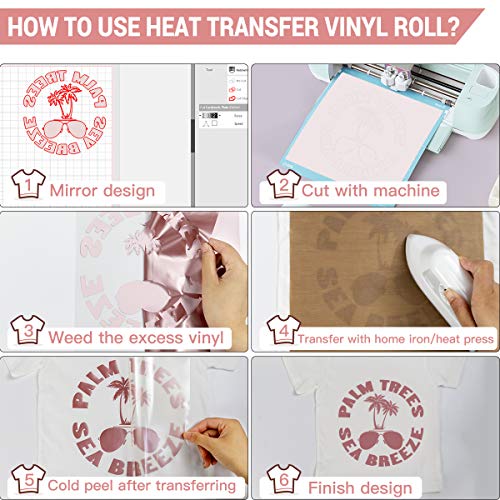 Rose Gold Heat Transfer Vinyl