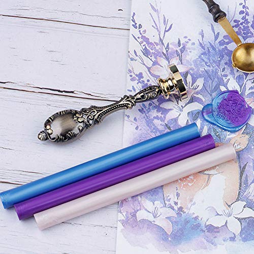 Pearl Purple Wax Sealing Sticks (4.4092 Ounce)
