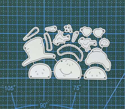 Metal Cutting Dies DIY Merry Christams Embossing Stencil Template Scrapbooking Card Making Mold Photo Album Arts Crafts Tools
