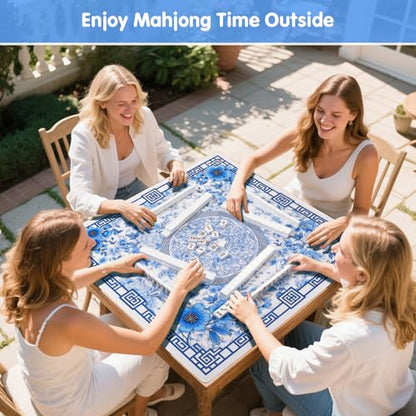 Mahjong Mat for Table 33" Rolled Packaging for American Mahjong Set