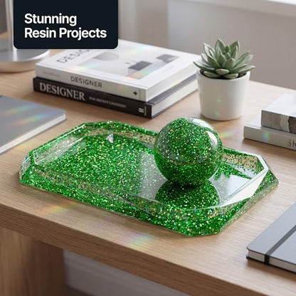 Craft Glitter Shaker Emerald Green Holographic 110g Extra Chunky (3.8 Ounce)